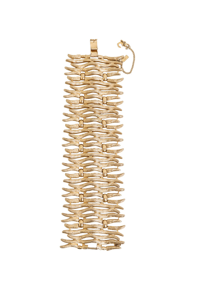 Branch Strand Link Bracelet by Monet straight @ Recess LA