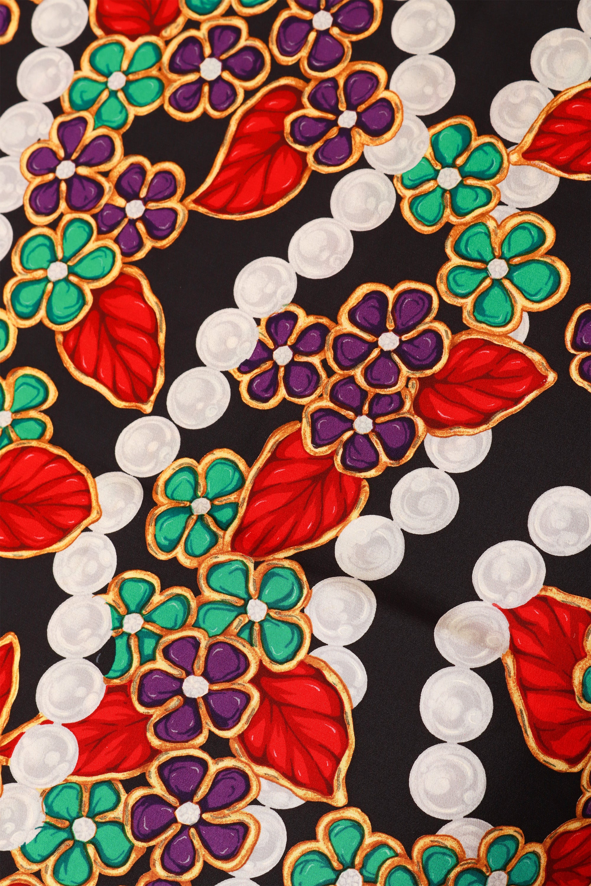 silk scarf by Chanel details @ Recess LA