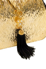 A-Frame Tassel Box Bag by Sasha tassel close @ Recess LA