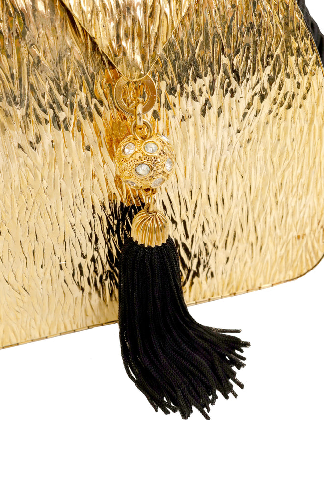 A-Frame Tassel Box Bag by Sasha tassel close @ Recess LA
