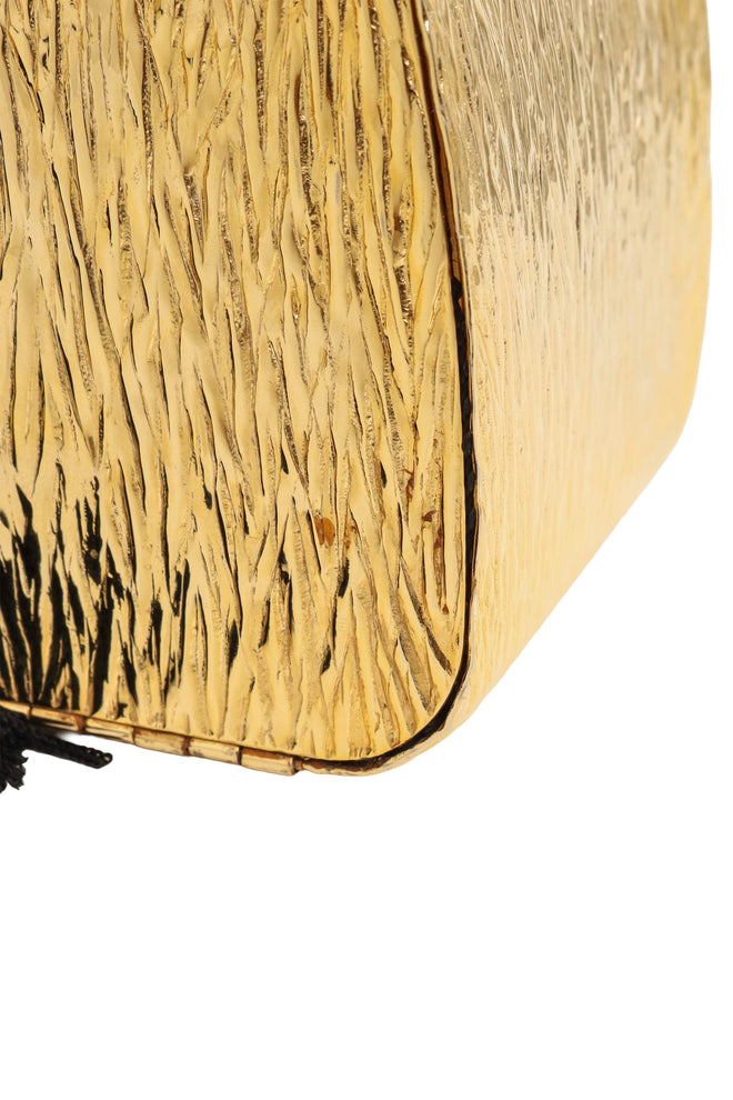 A-Frame Tassel Box Bag by Sasha corner scuff @ Recess LA