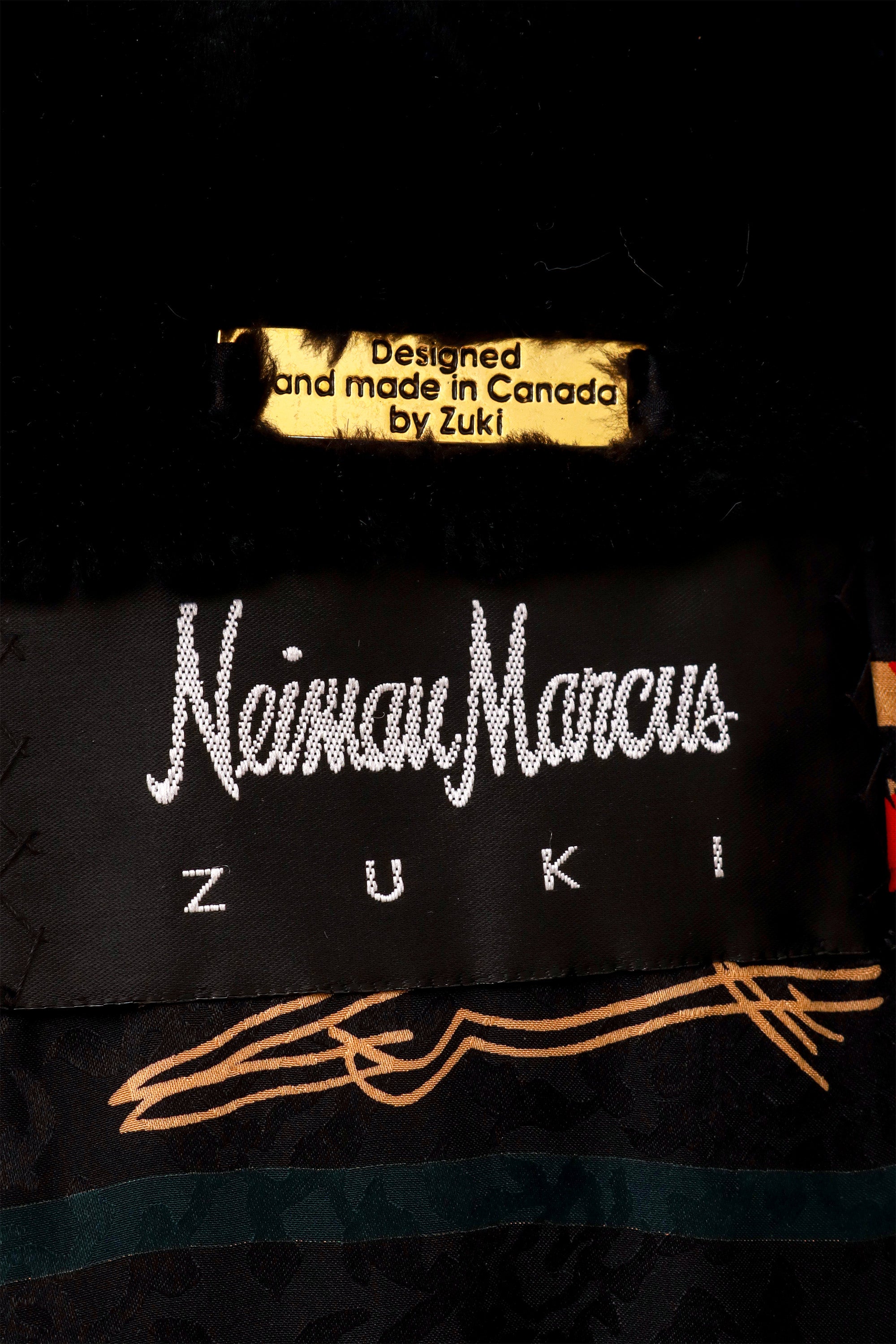 Stripe Fur Jacket by Zuki label @ Recess LA