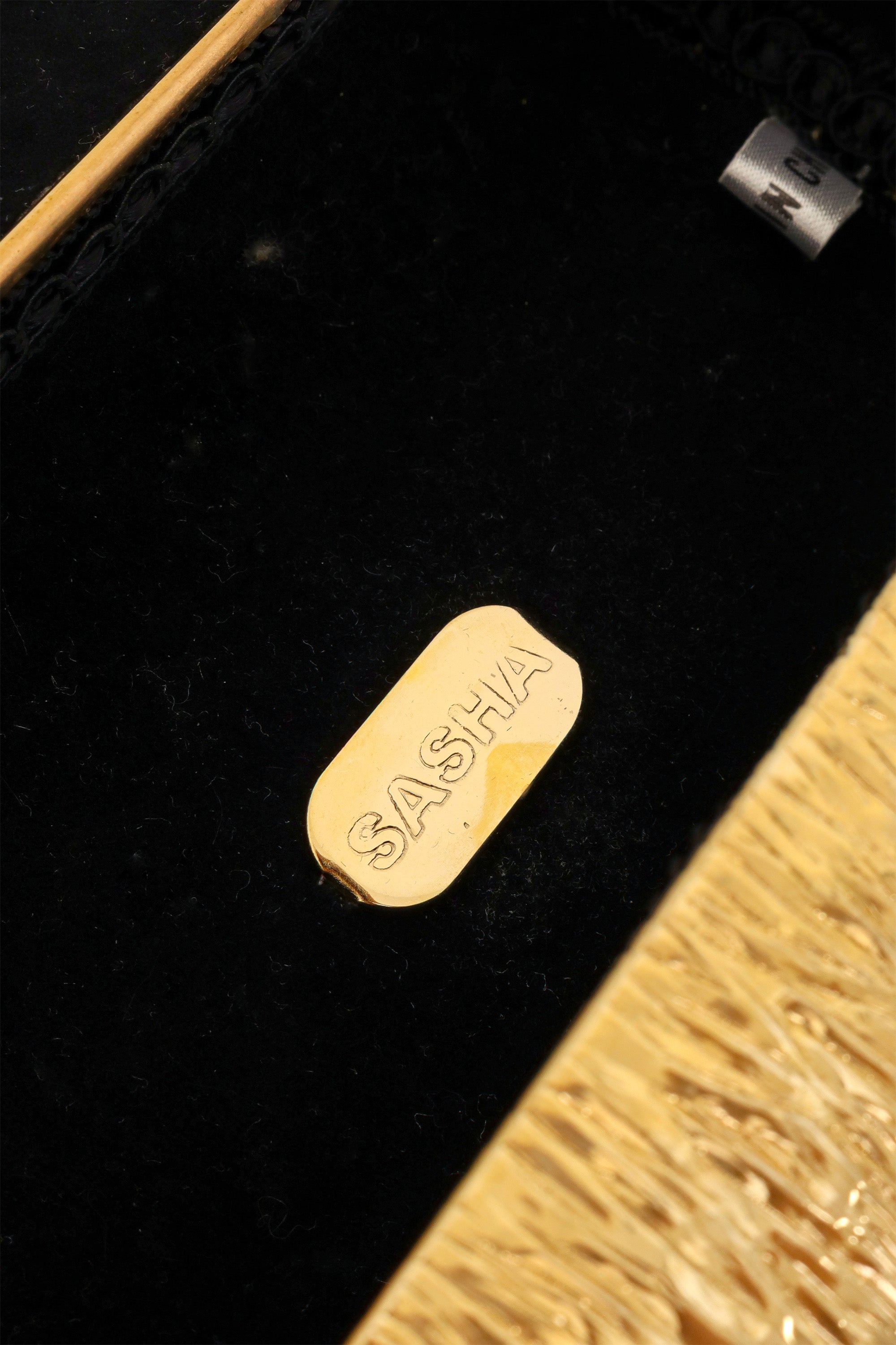 Oval Tassel Box Bag by Sasha logo @ Recess LA