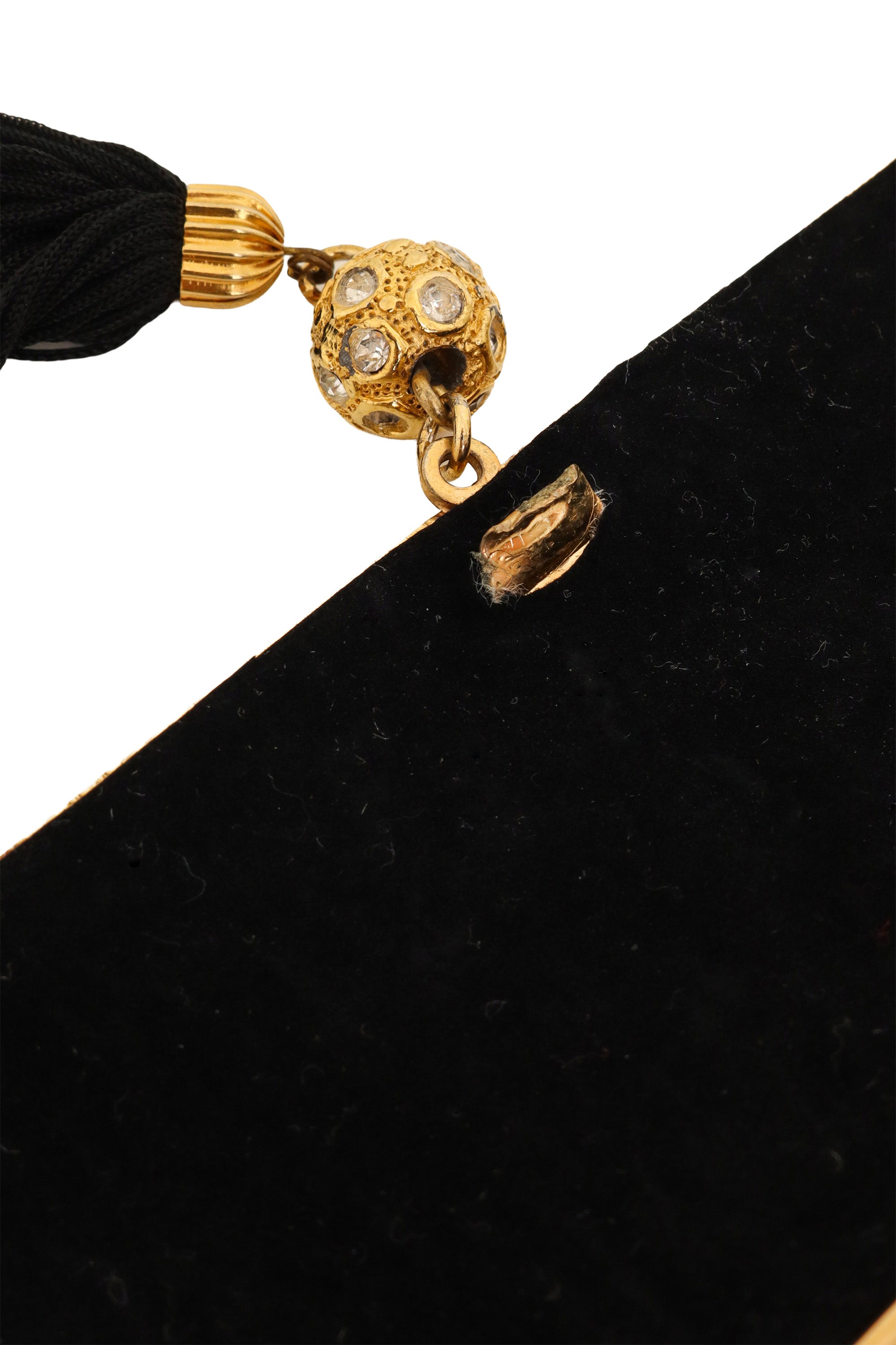 Oval Tassel Box Bag by Sasha clasp damage @ Recess LA