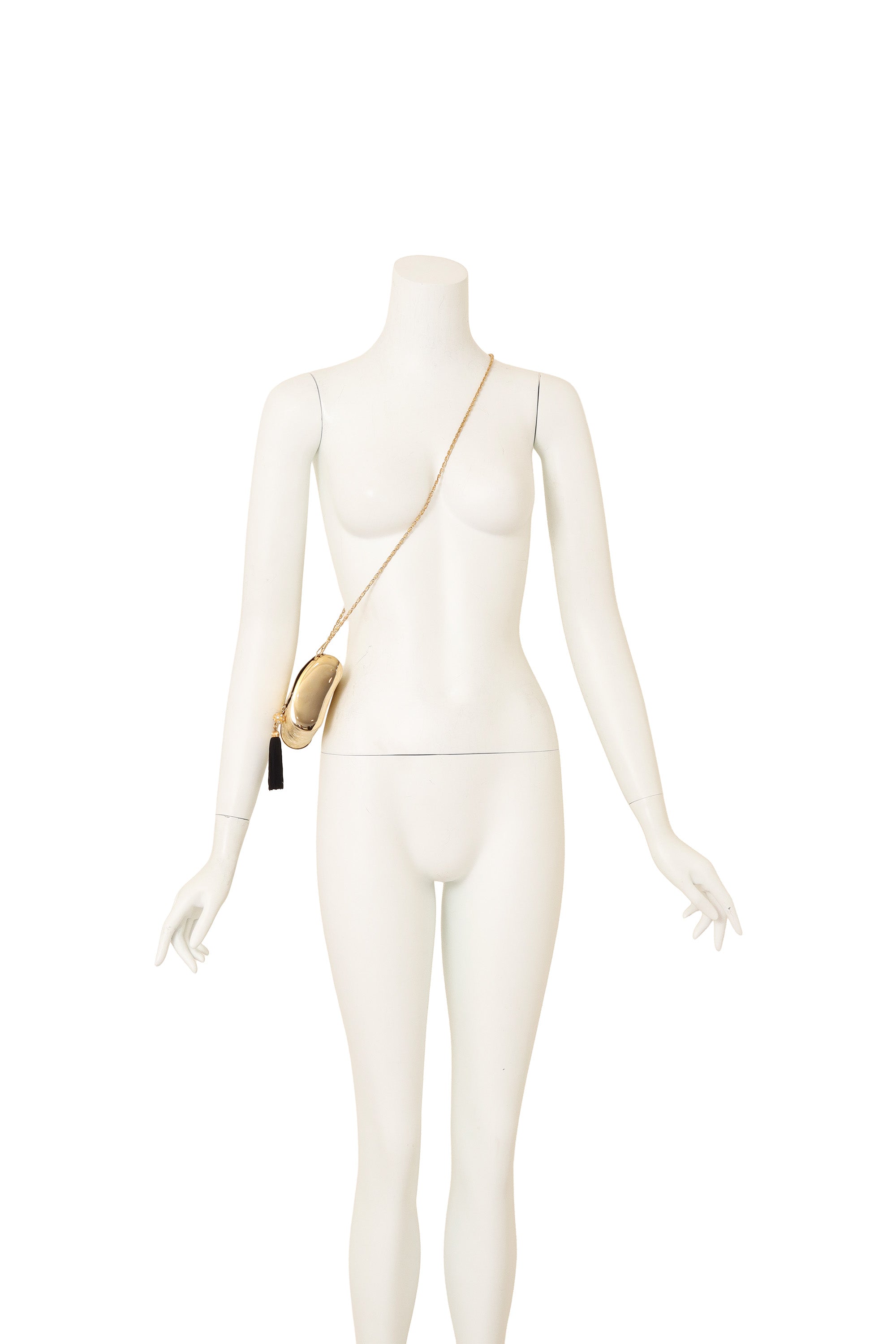 Oval Tassel Box Bag by Sasha on mannequin @ Recess LA
