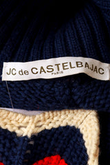 poncho by Jean-Charles de Castelbajac label @ Recess LA