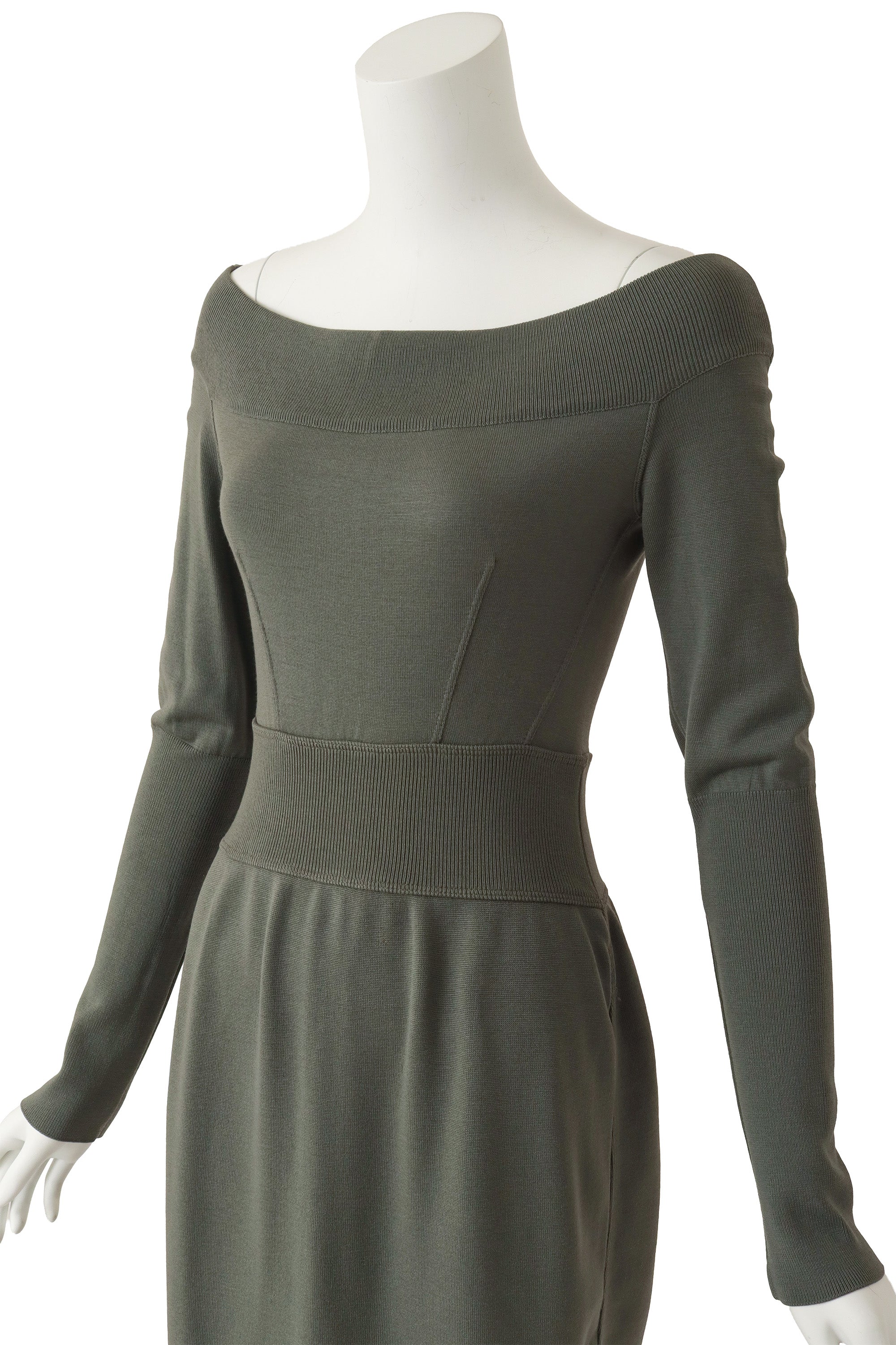 Knit Bodycon Dress by Alaia on mannequin close @ Recess LA