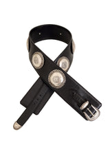  concho leather waist belt by J&M Davidson @ Recess LA