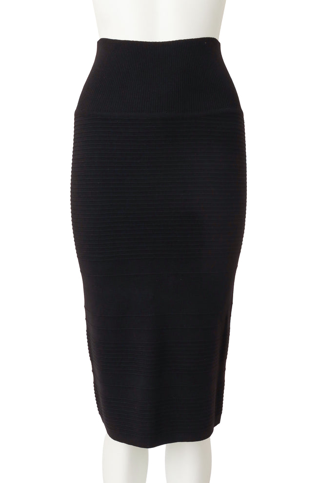 Rib Knit Pencil Skirt by Alaïa on mannequin close @ Recess LA