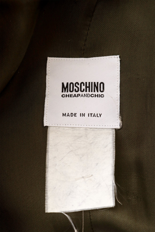 camo Puffer Coat by Moschino label @ Recess LA