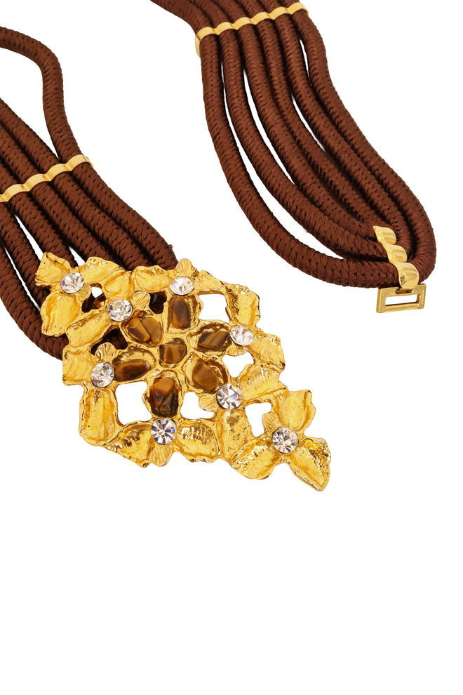 Crystal Form Chord Belt by Franklab buckle and loop @ Recess LA