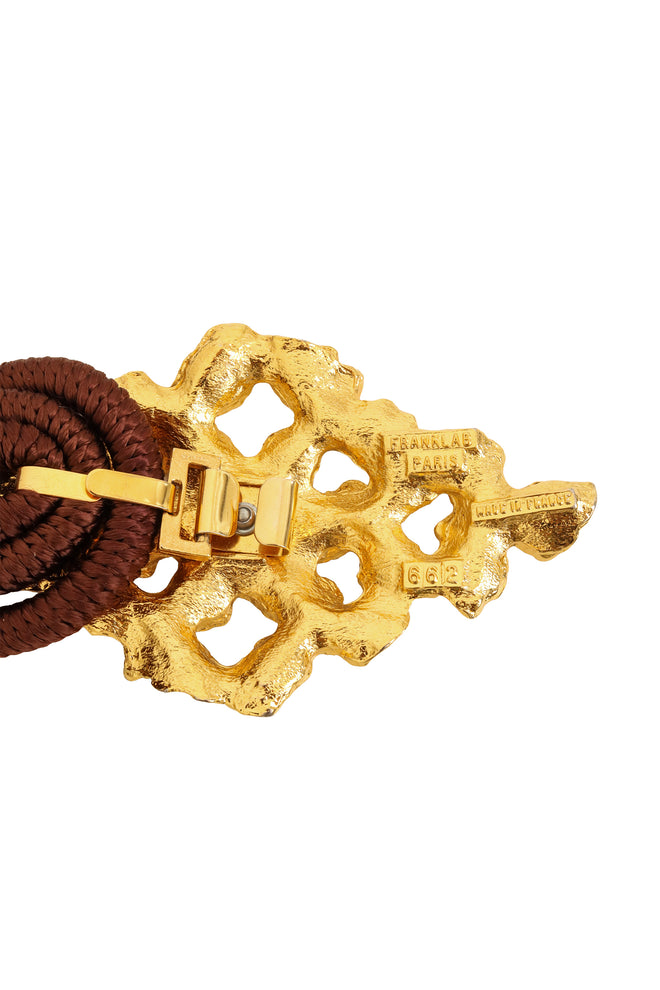 Crystal Form Chord Belt by Franklab cartouche @ Recess LA