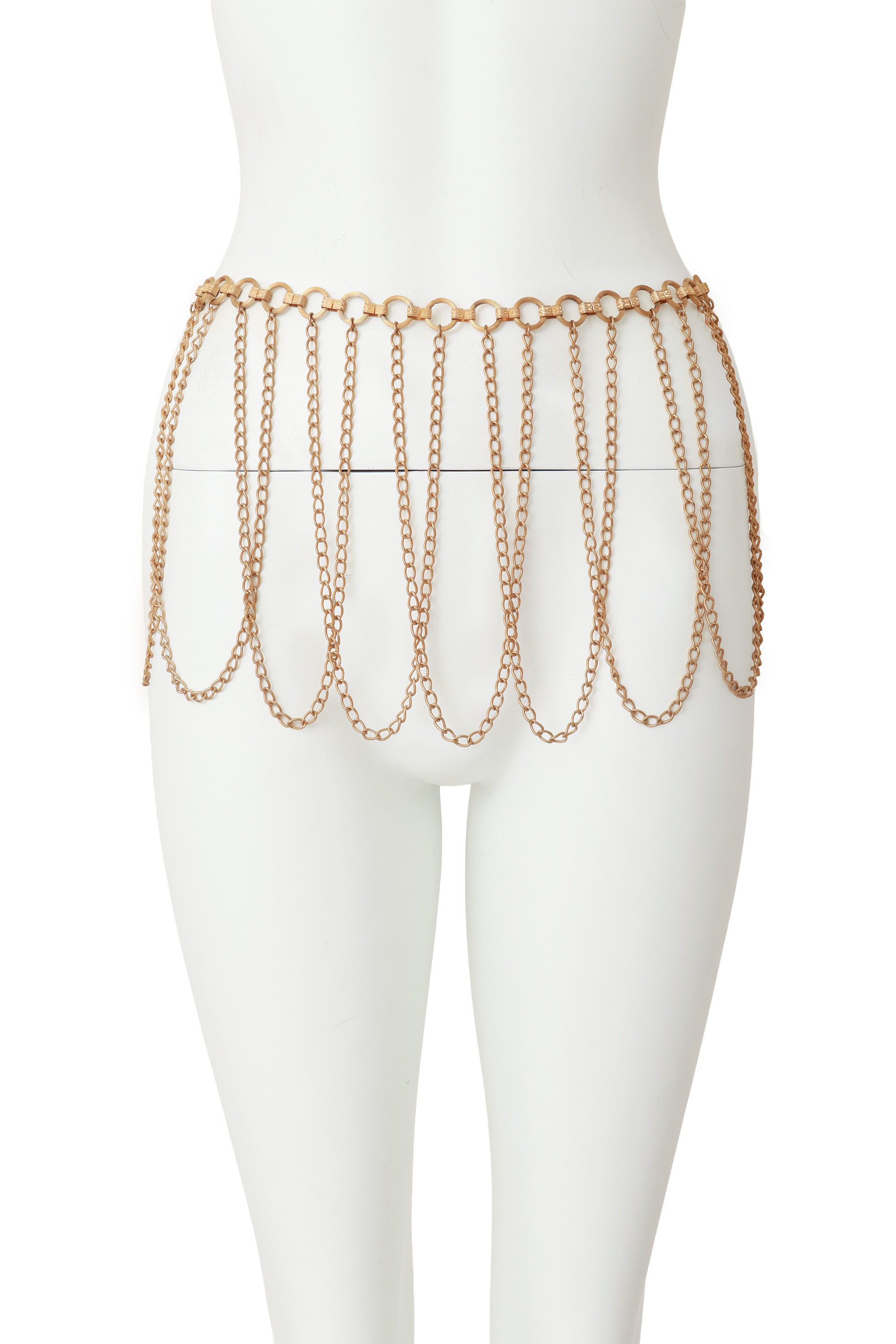 Chain Drape Ring Belt on mannequin @ Recess LA