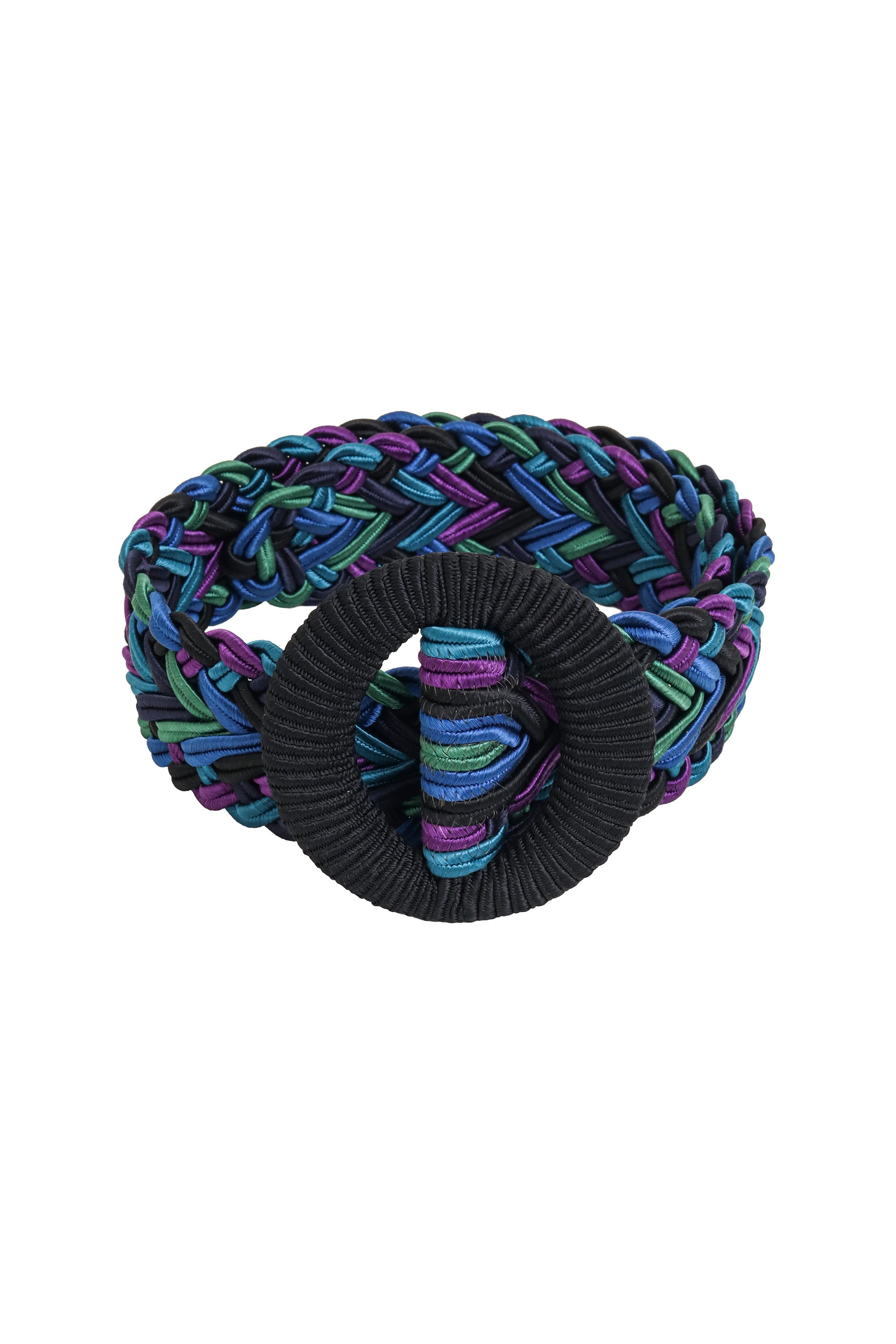 Braided Ring Belt by Yves Saint Laurent coiled @ Recess LA