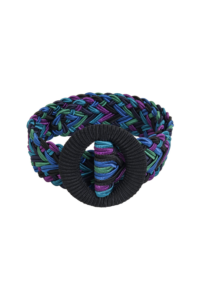 Braided Ring Belt by Yves Saint Laurent coiled @ Recess LA