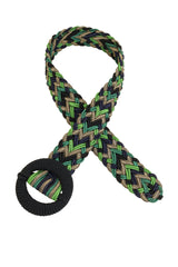 Braided Lamé Ring Belt by Yves Saint Laurent @ Recess LA