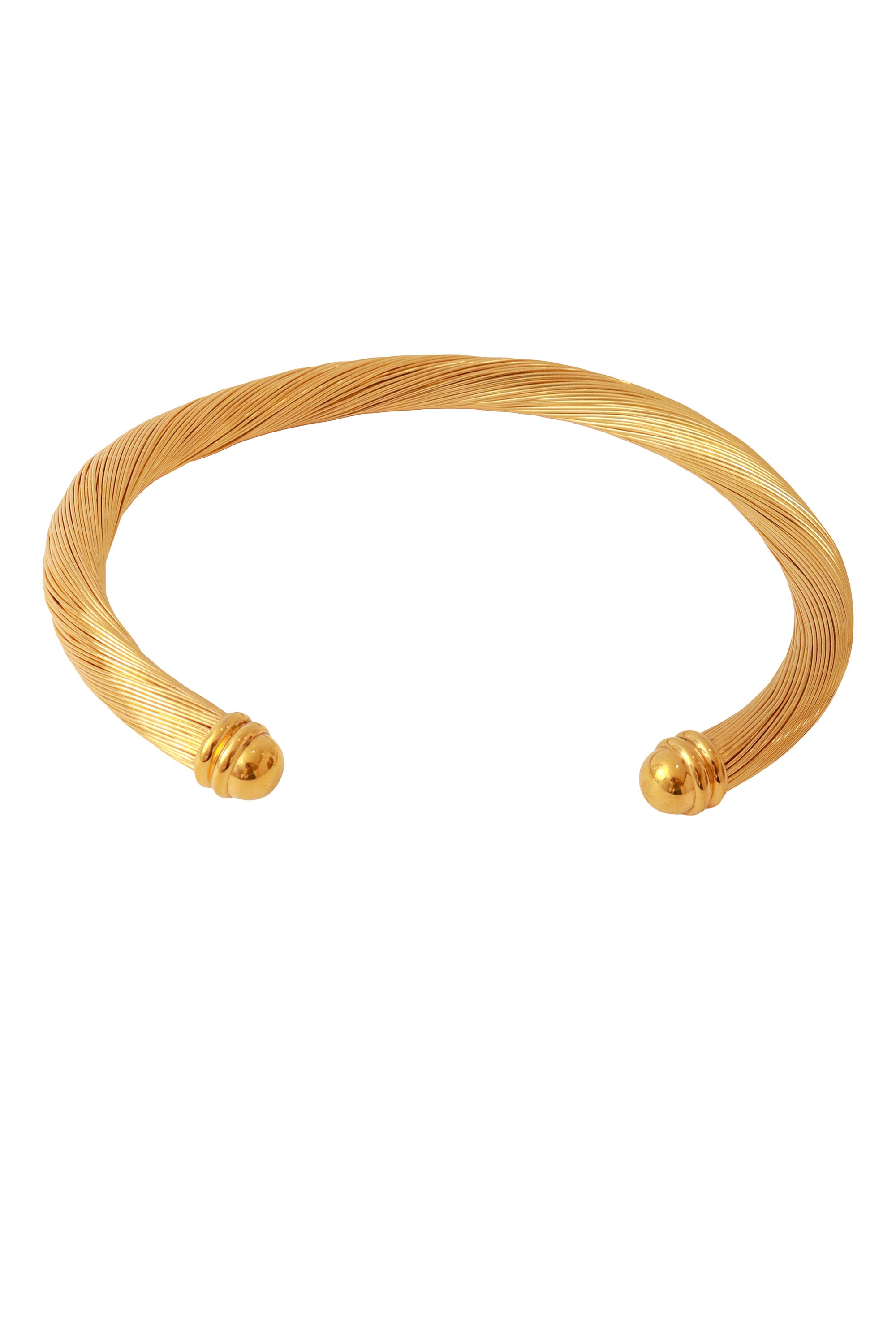gold-tone hoop collar @ Recess LA