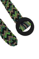 Braided Lamé Ring Belt by Yves Saint Laurent ends @ Recess LA
