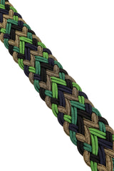 Braided Lamé Ring Belt by Yves Saint Laurent close @ Recess LA