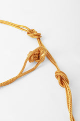 chain belt by I. Magnin knots close @ Recess LA