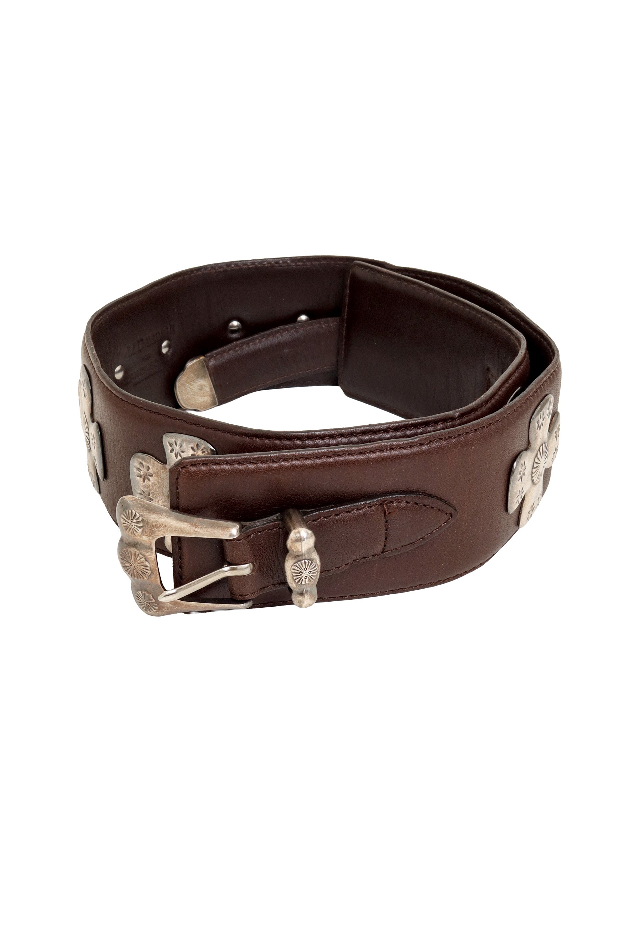 leather waist belt by J&M Davidson coiled @ Recess LA