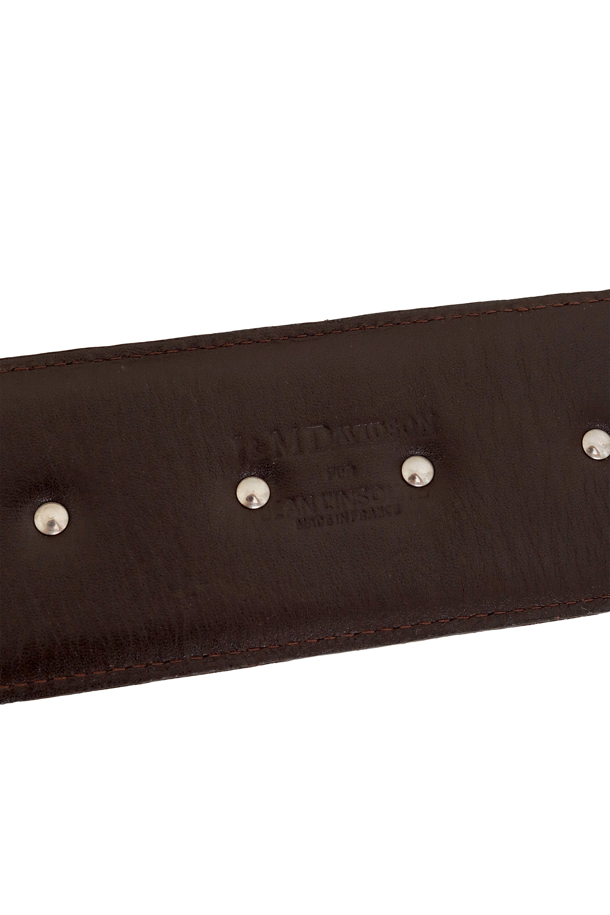 leather waist belt by J&M Davidson stamp @ Recess LA