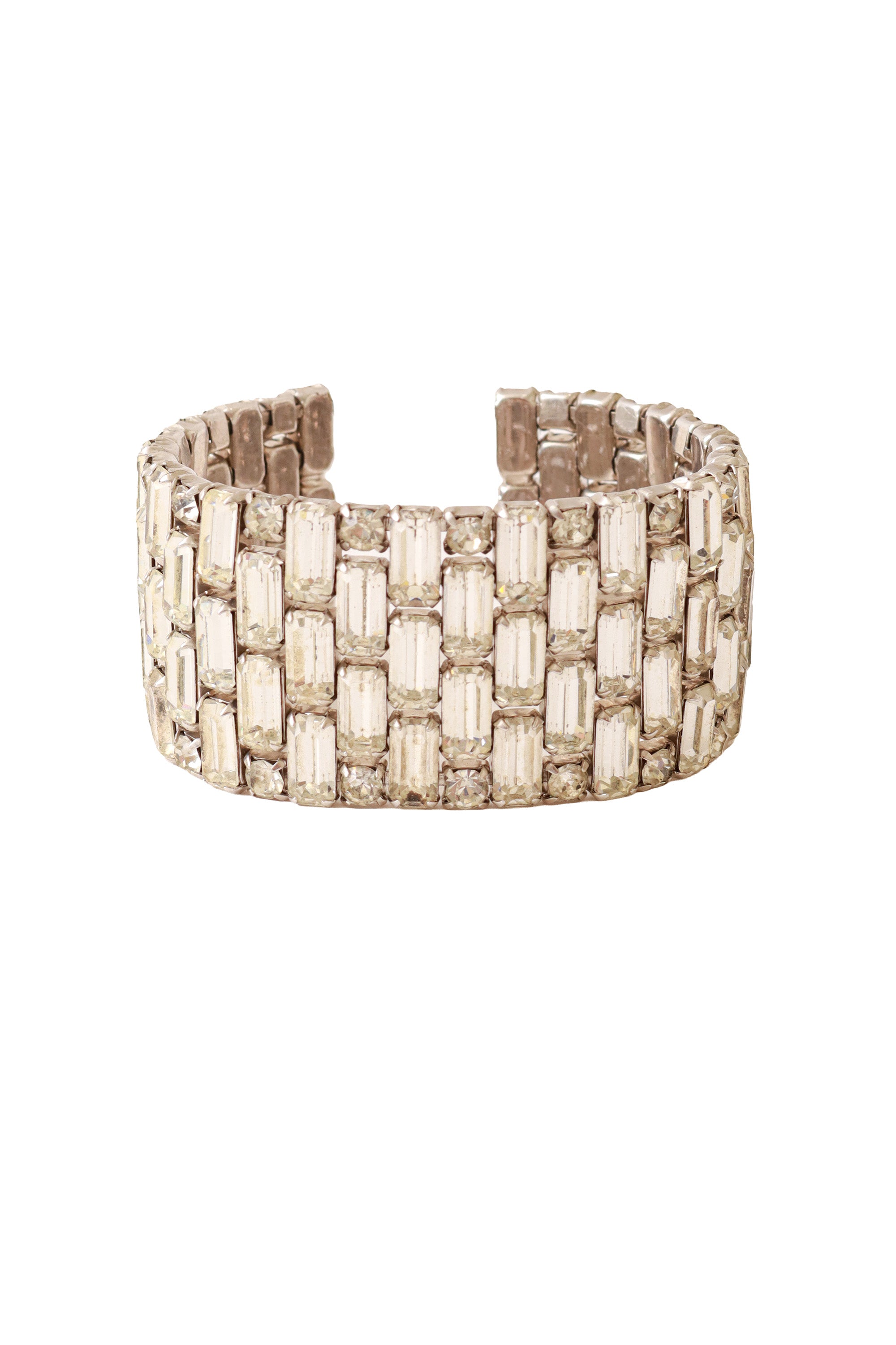 crystal bar cuff bracelet @ Recess LA