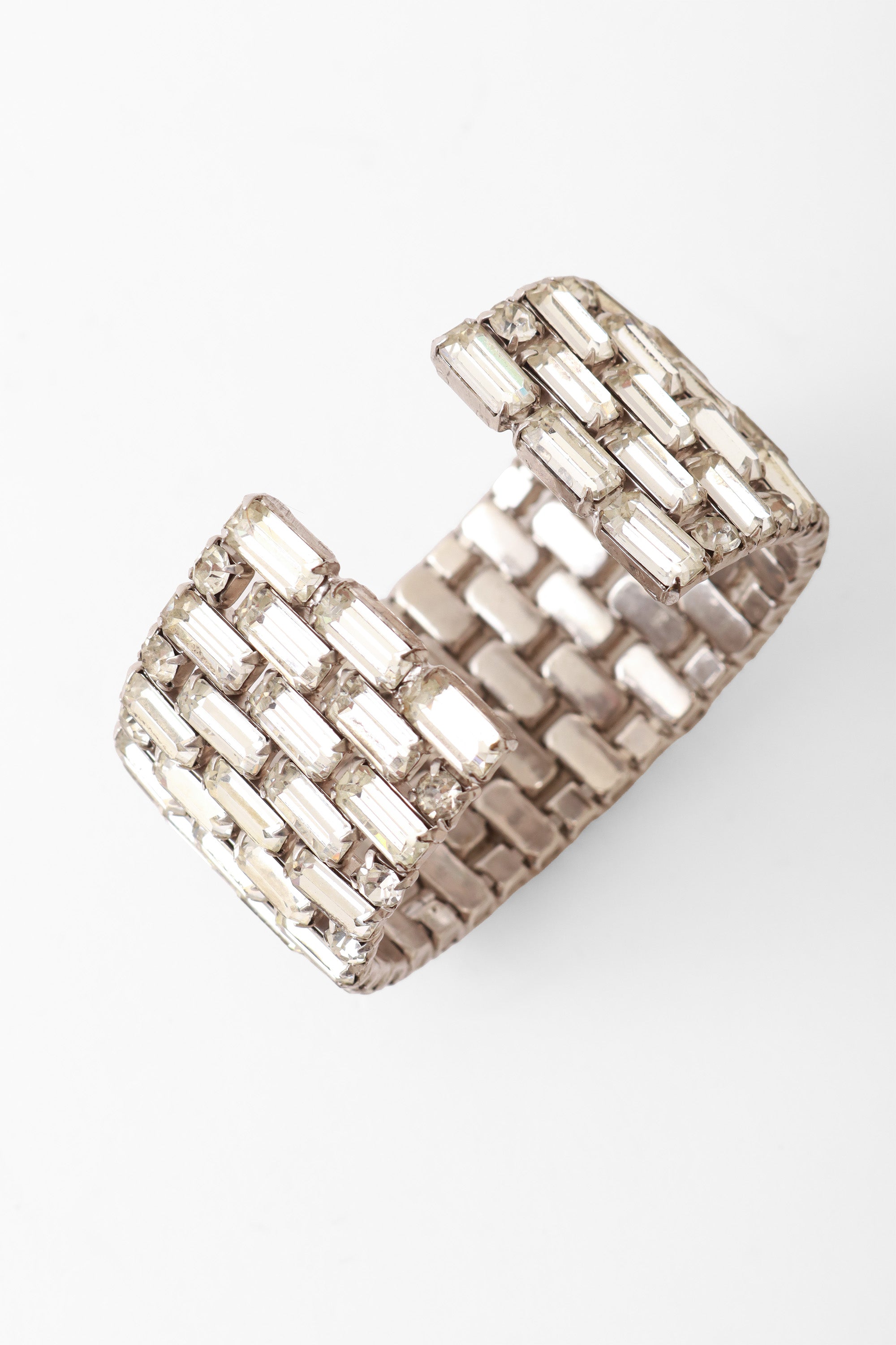 crystal bar cuff bracelet opening @ Recess LA