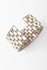 crystal bar cuff bracelet opening @ Recess LA