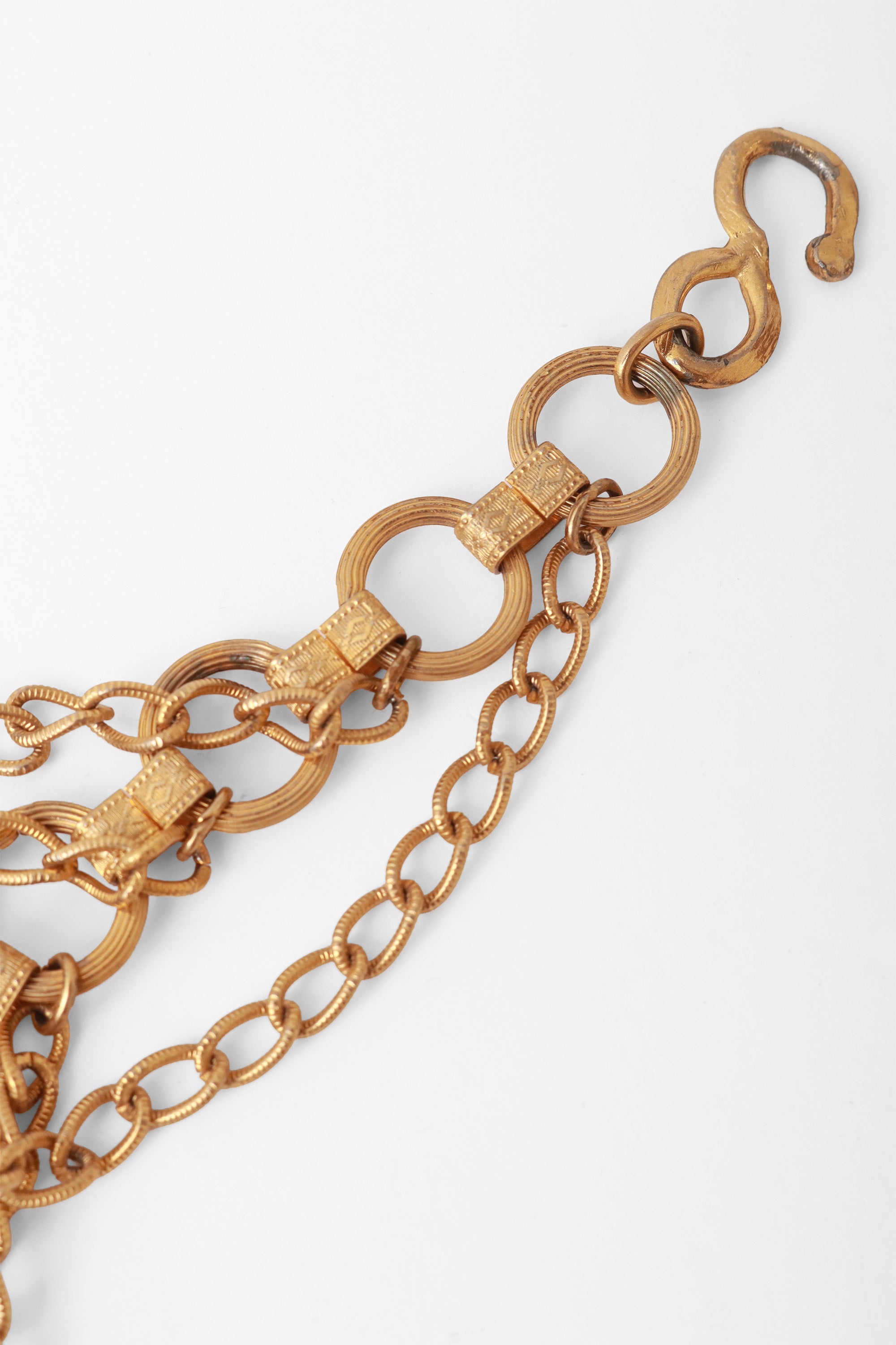 Chain Drape Ring Belt @ Recess LA tarnish