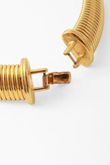 chain collar necklace by Monet clasp open @ Recess LA