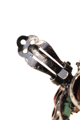Smokey Quartz Stone Wrap Earrings by Iradj Moini signature @ Recess LA