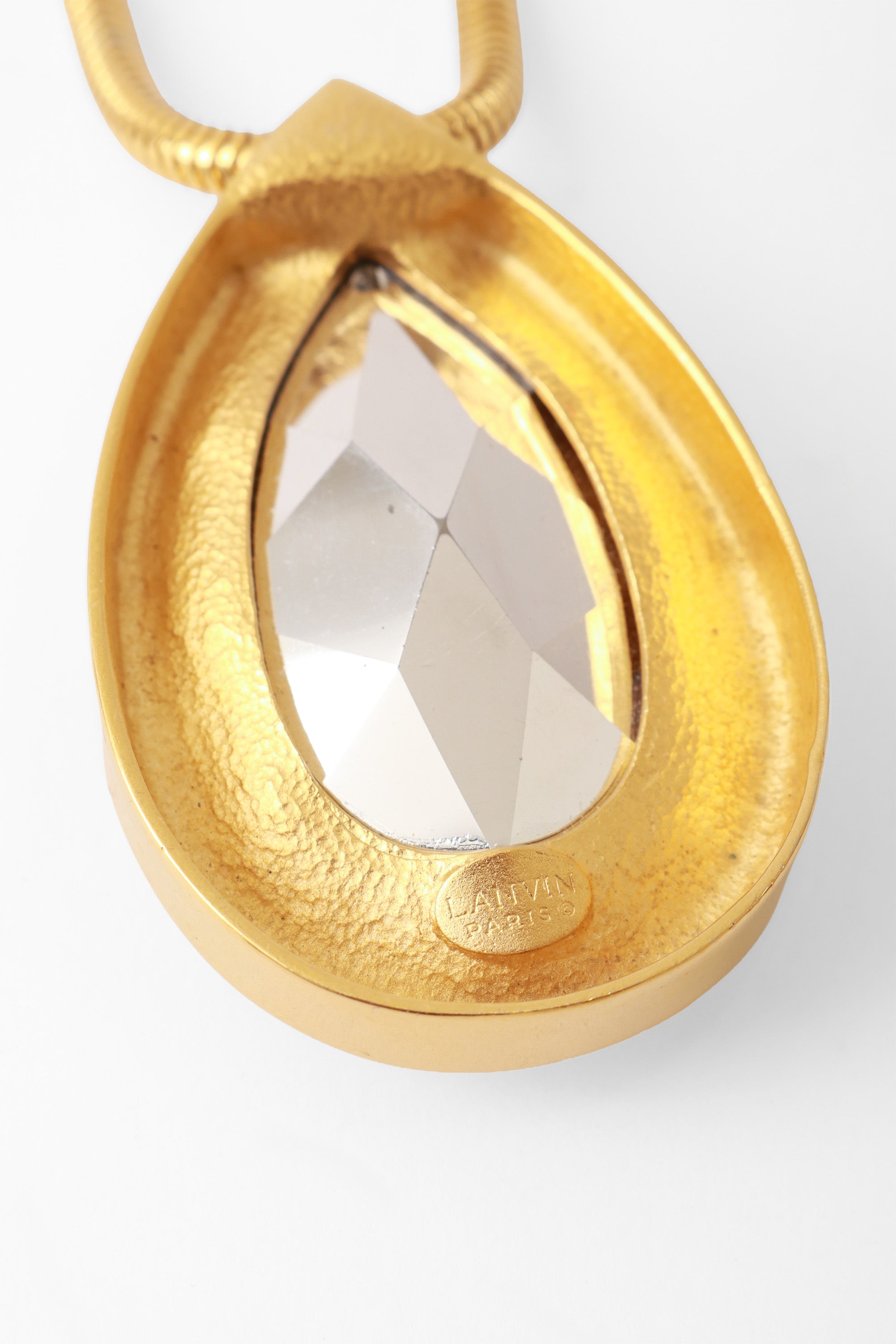 pendant necklace by Lanvin cartouche @ Recess LA