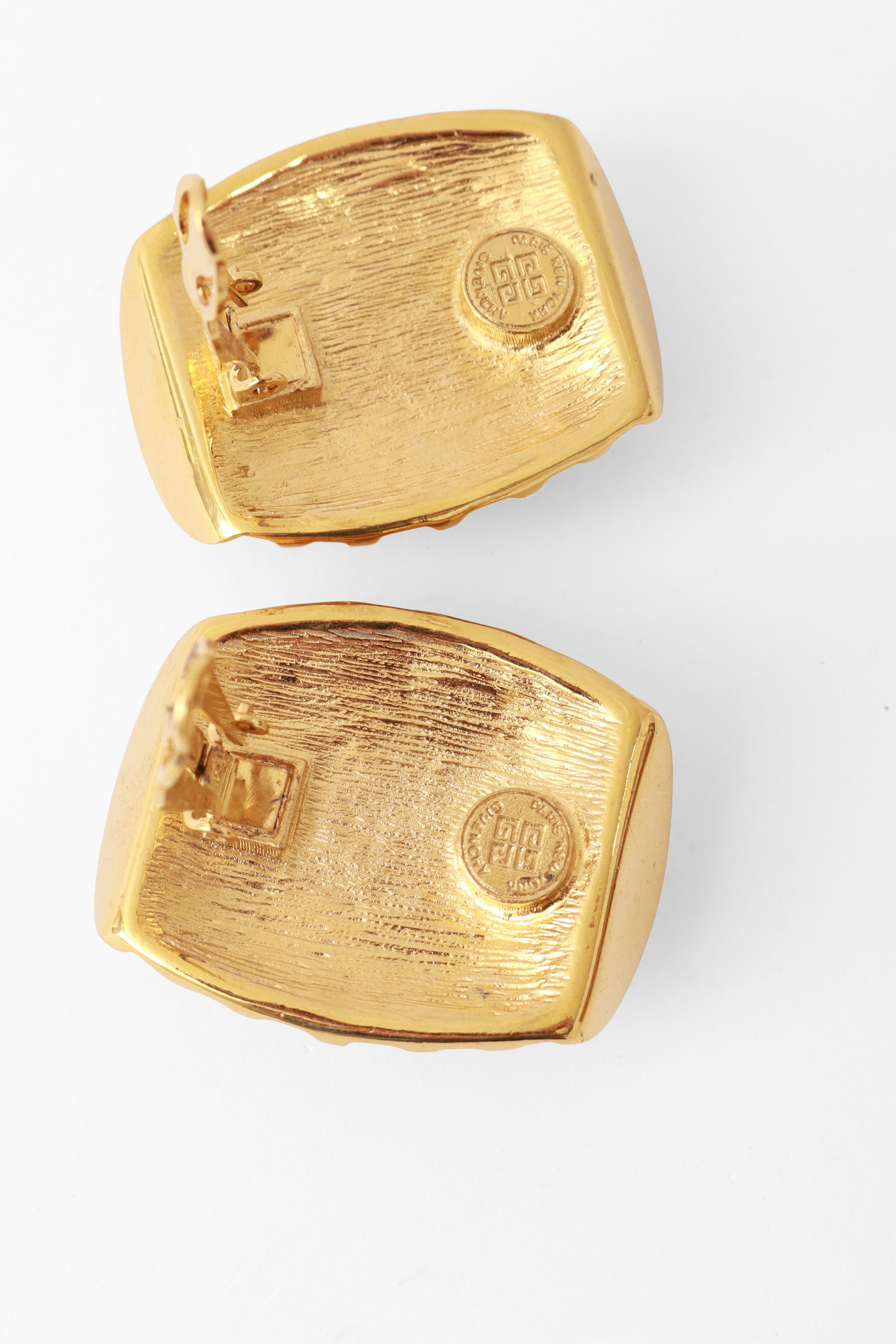 button earrings by Givenchy stamp @ Recess LA