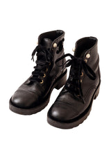 leather ankle boots by Chanel angled @ Recess LA