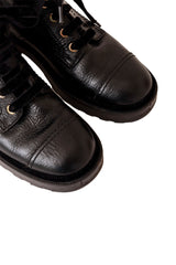 leather ankle boots by Chanel toes @ Recess LA