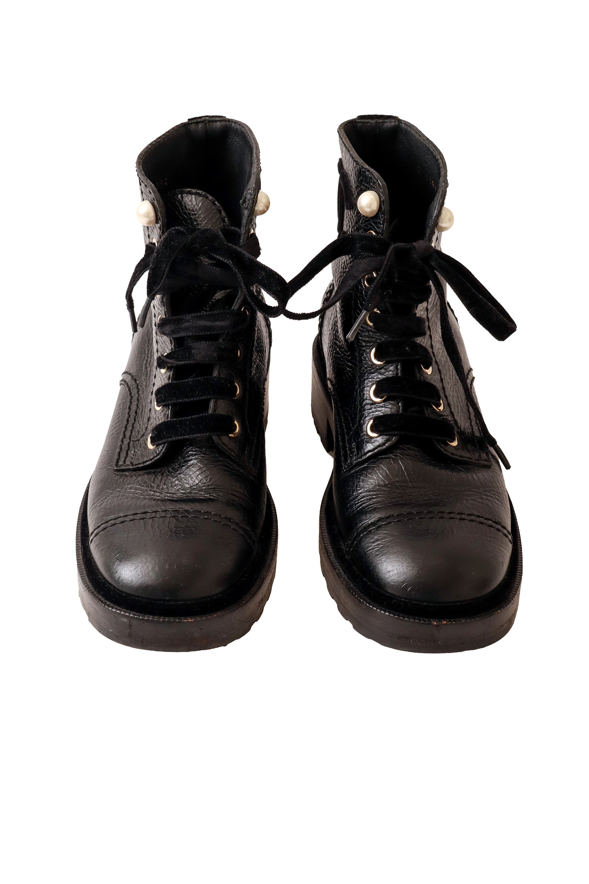 leather ankle boots by Chanel @ Recess LA