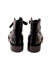 leather ankle boots by Chanel back @ Recess LA