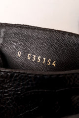 leather ankle boots by Chanel serial number @ Recess LA