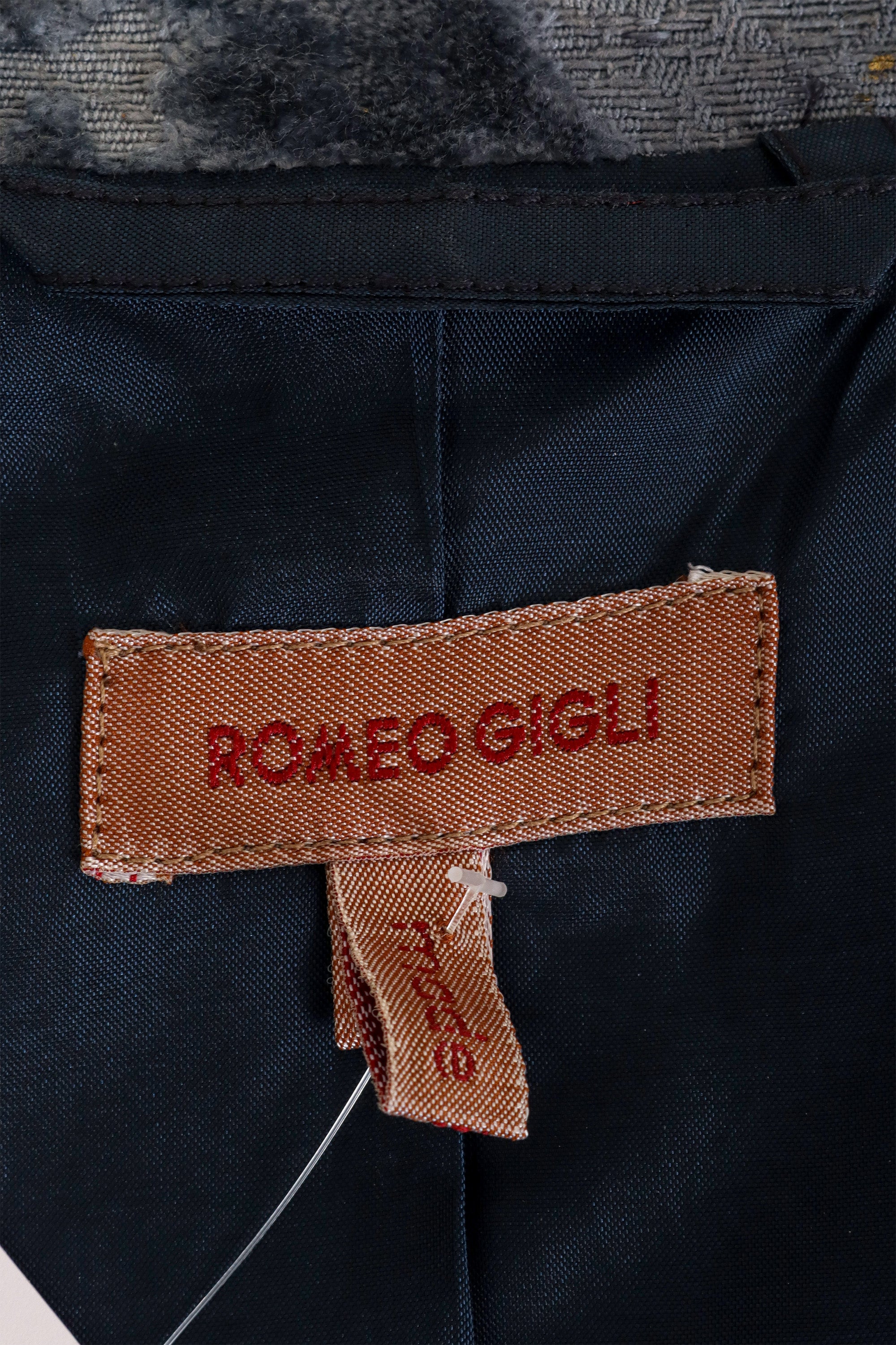 Metallic Fringe Velvet Vest by Romeo Gigli label @ Recess LA
