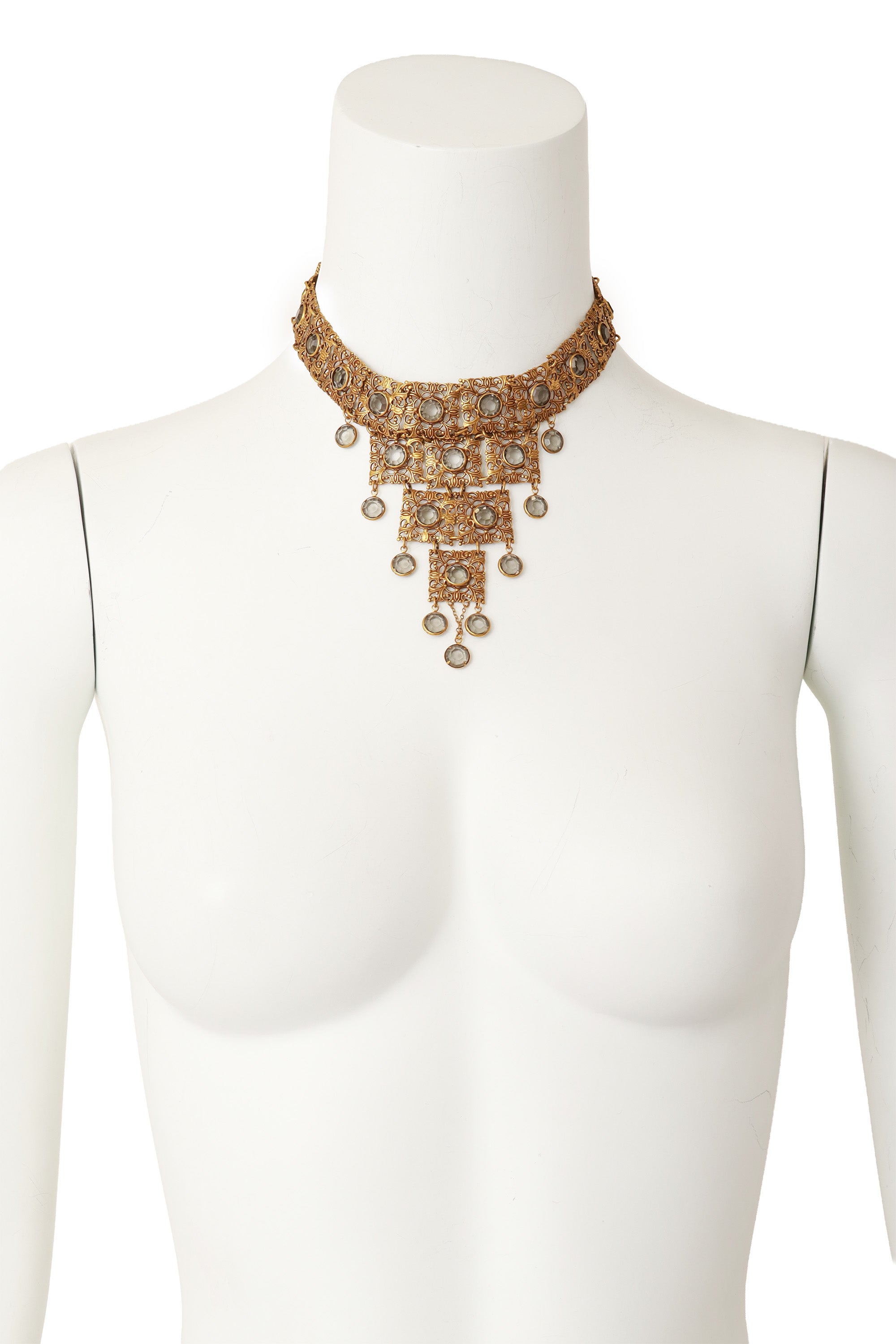  filigree collar necklace on mannequin @ Recess LA