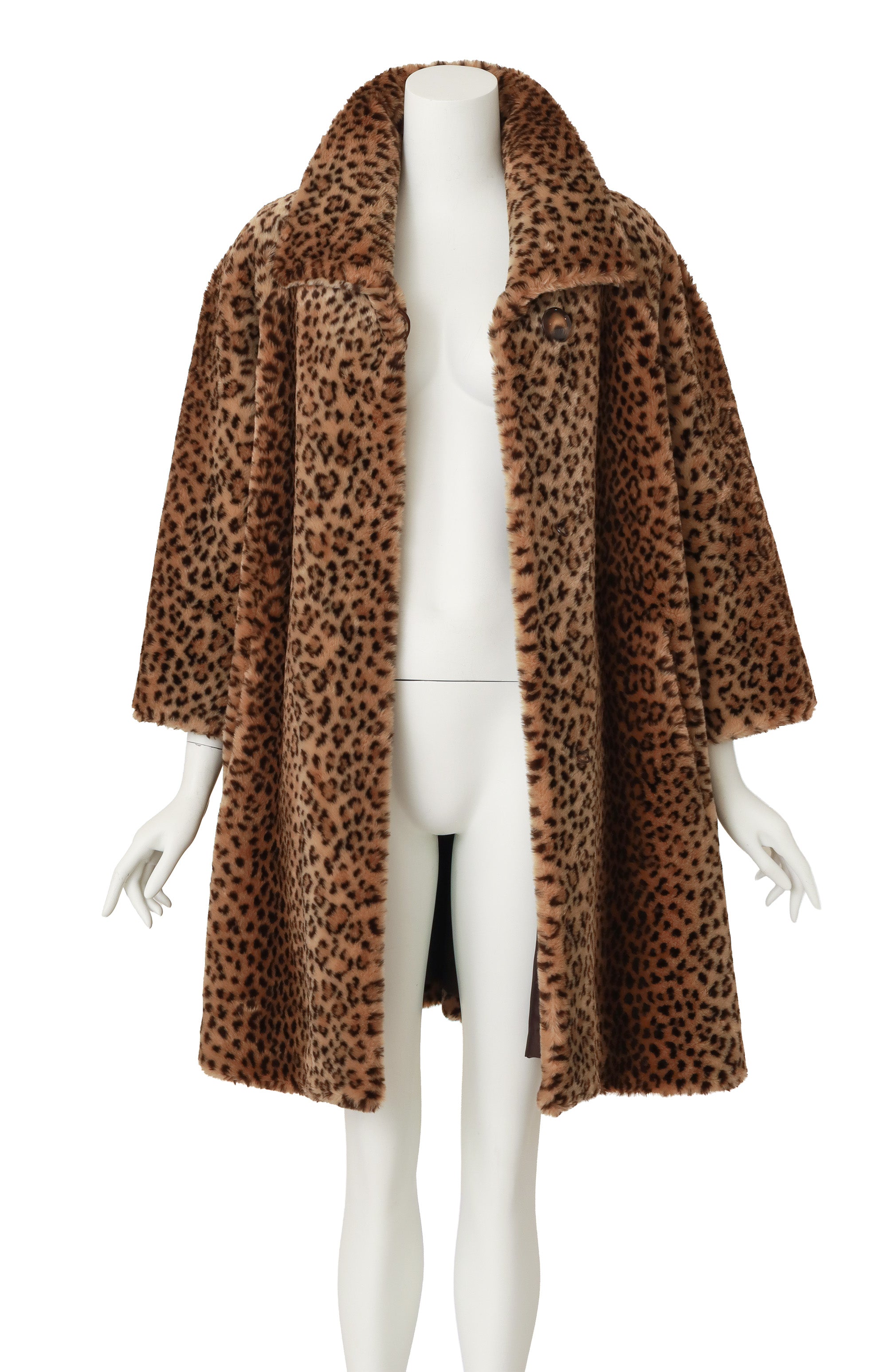 Leopard Fur Coat by Norm Thompson on mannequin @ Recess LA