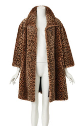 Leopard Fur Coat by Norm Thompson on mannequin @ Recess LA