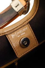 Vintage Tom Ford for Yves Saint Laurent Mixed Metal Mombasa Hobo Bag signature @ Recess LA