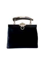Yves Saint Laurent Velvet Horn Mombasa Bag @ Recess LA