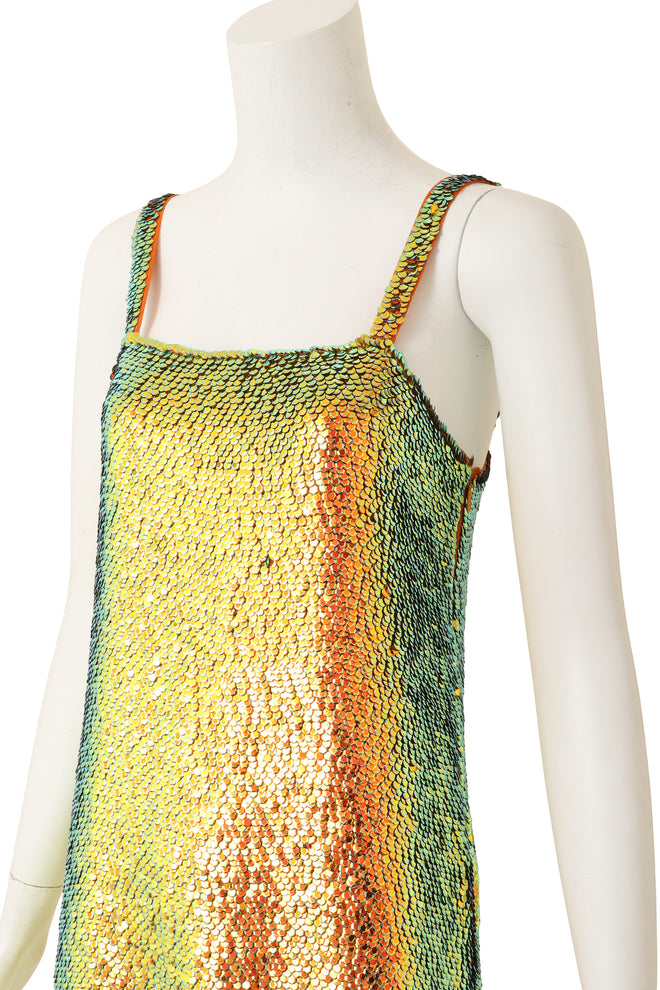 2014C Prism Sequin Shift Dress on mannequin close @ Recess LA