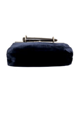 Yves Saint Laurent Velvet Horn Mombasa Bag bottom @ Recess LA