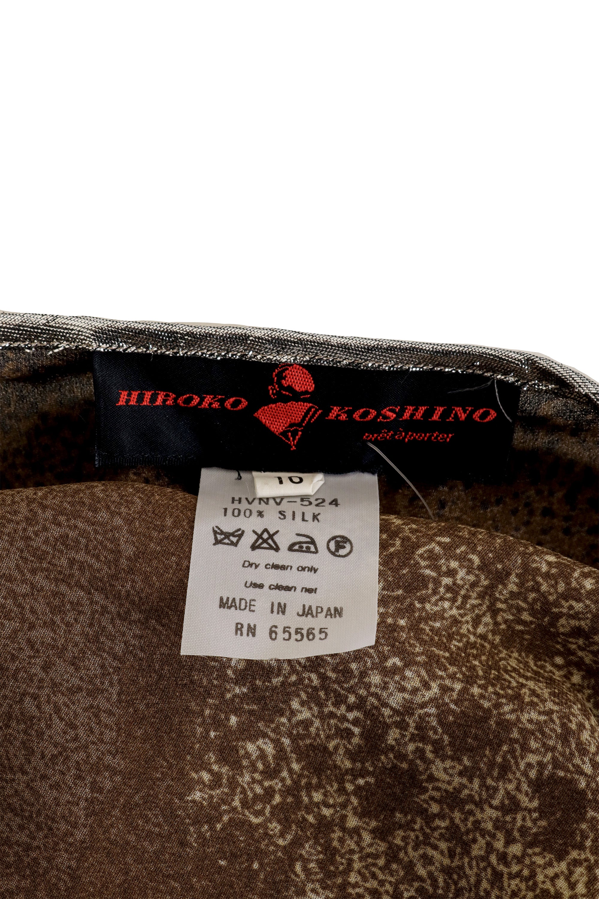 Scenic Landscape Forest Animal Print Silk Duster label @Recess LA