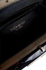 Yves Saint Laurent Velvet Horn Mombasa Bag signature @ Recess LA