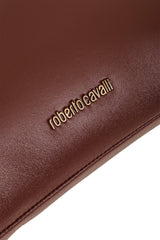 Roberto Cavalli Leather Hobo Horn Bag exterior signature @ Recess LA 